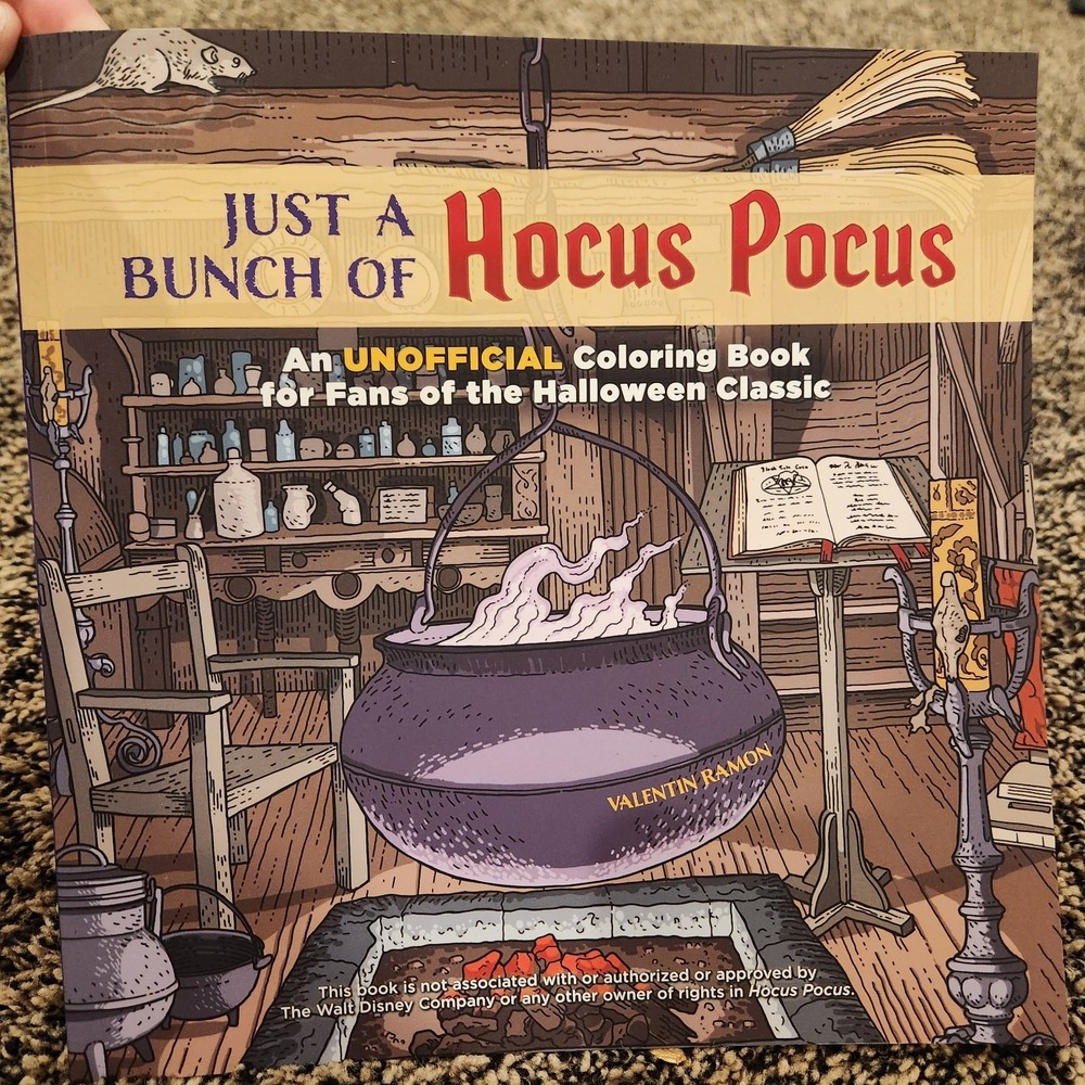 Just a Bunch of Hocus Pocus : An Unofficial Coloring Book. Lot Of 4